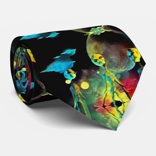 Außerirdische Krawatte (Gerollt)