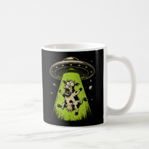 Außerirdische Kuh Entführung Weirdcore Surreal Kaffeetasse