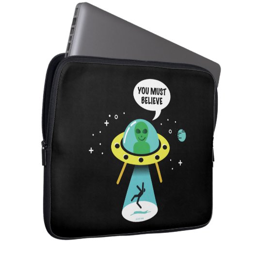 Außerirdische Laptopschutzhülle (Vorne Rechts)