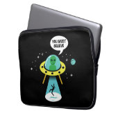 Außerirdische Laptopschutzhülle (Vorderseite Links)