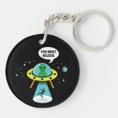 Außerirdische Schlüsselanhänger (Rückseite)
