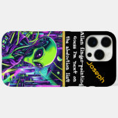 Außerirdische Ständer beleuchtet Case-Mate iPhone Hülle (Rückseite (Horizontal))