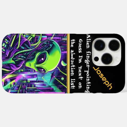 Außerirdische Ständer beleuchtet Case-Mate iPhone Hülle (Rückseite (Horizontal))