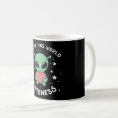 Außerirdische Süße Kaffeetasse (VorderseiteRechts)