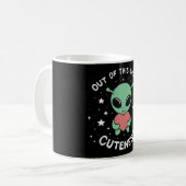 Außerirdische Süße Kaffeetasse (Vorderseite Links)