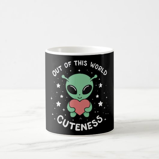 Außerirdische Süße Kaffeetasse (Mittel)