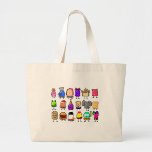 Außerirdische-Taschen-Tasche Jumbo Stoffbeutel