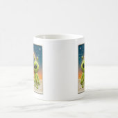 Außerirdische und Kinder Kaffeetasse (Mittel)