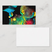 Außerirdische Visitenkarte (Vorne/Hinten)