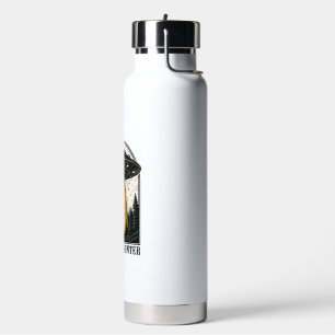 Außerirdische Wald-Entführung Vintage UFO Gravur Trinkflasche