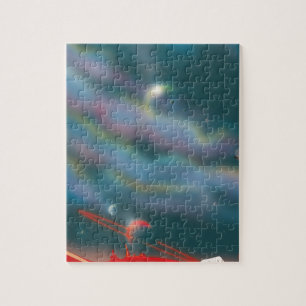 Außerirdische Weltlandschaft Puzzle