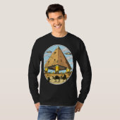 Außerirdischen Ägyptische Pyramiden UFO Verschwöru T-Shirt (Vorne ganz)
