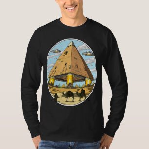 Außerirdischen Ägyptische Pyramiden UFO Verschwöru T-Shirt