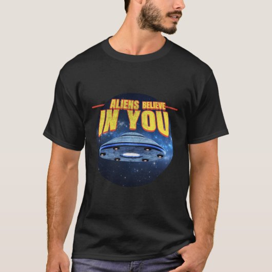 Außerirdischen Alien Ufo T-Shirt (Vorderseite)