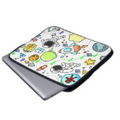 Außerirdischen Astronaut Laptopschutzhülle (Vorne Knopf)