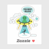 Außerirdischen Aufkleber (Blatt)