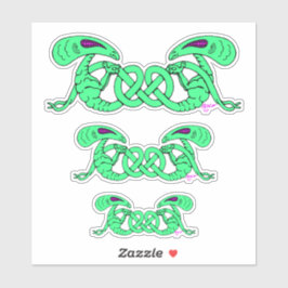 Außerirdischen (Außerirdischen und keltischer Knot Aufkleber