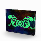 Außerirdischen (Außerirdischen und keltischer Knot Fotoblock (Rechts)