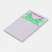 Außerirdischen (Außerirdischen und keltischer Knot Post-it Klebezettel (angewinkelt)