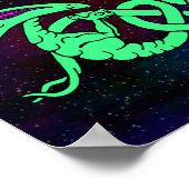 Außerirdischen (Außerirdischen und keltischer Knot Poster (Ecke)