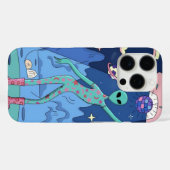 Außerirdischen Case-Mate iPhone Hülle (Rückseite (Horizontal))