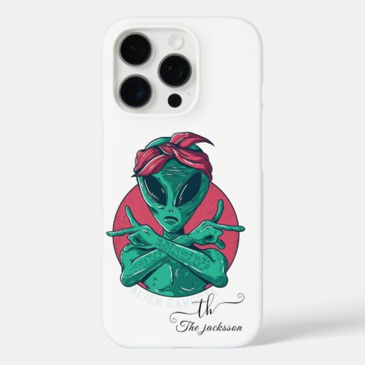 Außerirdischen Case-Mate iPhone Hülle (Rückseite)