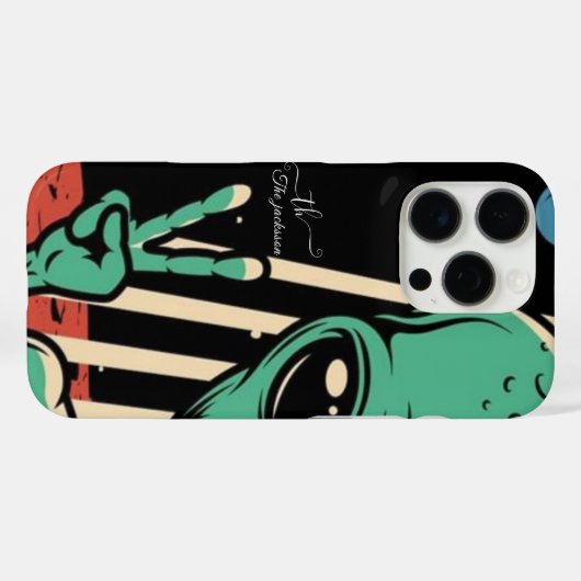 Außerirdischen Case-Mate iPhone Hülle (Rückseite (Horizontal))