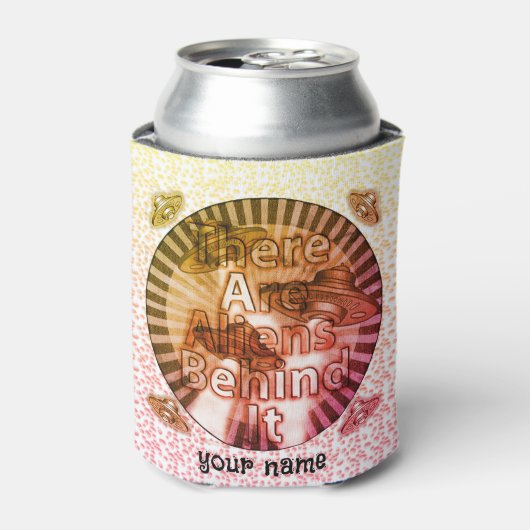 Außerirdischen dahinter können kühler werden dosenkühler (Kanne Vorderseite)