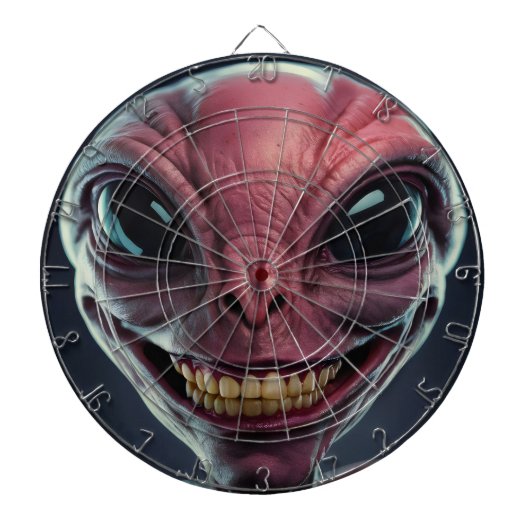 Außerirdischen. Dartscheibe (vorne)