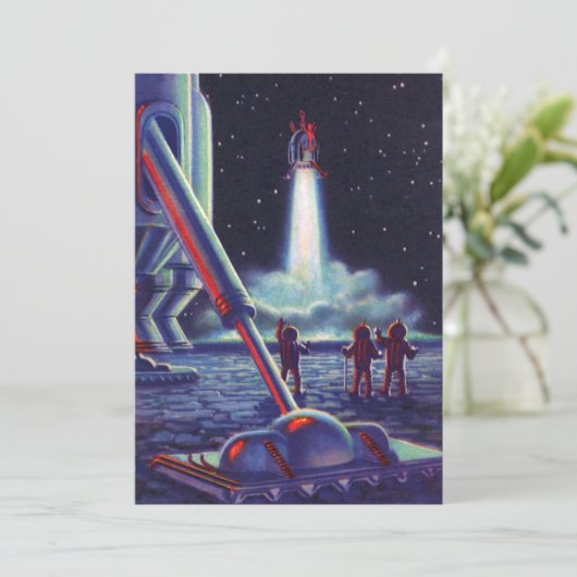 Außerirdischen der Vintagen Science Fiction spring (Stehend Vorderseite)