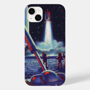 Außerirdischen der Vintagen Science Fiction spring Case-Mate iPhone Hülle