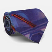 Außerirdischen der Vintagen Science Fiction spring Krawatte (Gerollt)