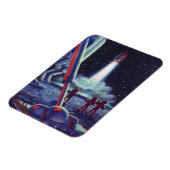 Außerirdischen der Vintagen Science Fiction spring Magnet (Linke Seite)