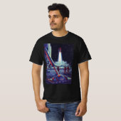 Außerirdischen der Vintagen Science Fiction spring T-Shirt (Vorne ganz)