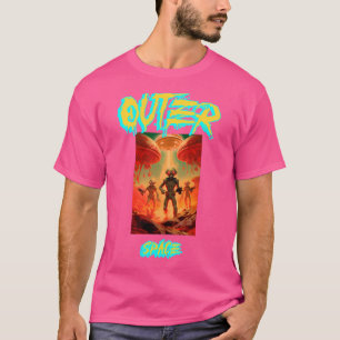 Außerirdischen, die aus dem Weltraum eindringen T-Shirt