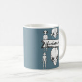 AUSSERIRDISCHEN EXTRATERRESTRISCH KAFFEETASSE (VorderseiteRechts)
