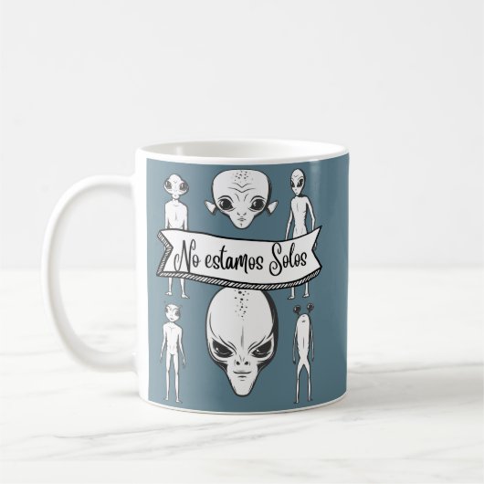 AUSSERIRDISCHEN EXTRATERRESTRISCH KAFFEETASSE (Links)