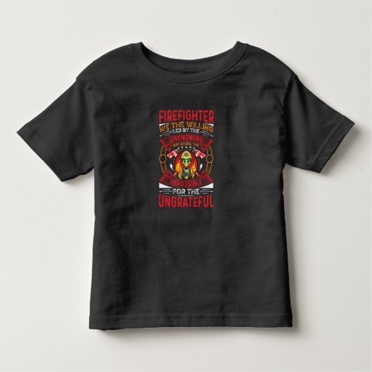 Außerirdischen Feuerwehrmann Kleinkind T-shirt (Vorderseite)