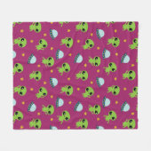 Außerirdischen Fleece Blanket (Vorderseite (Horizontal))