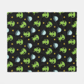Außerirdischen Fleece Blanket (Vorderseite (Horizontal))