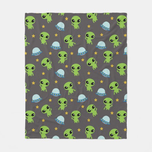 Außerirdischen Fleece Blanket (Vorderseite)