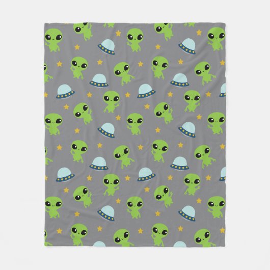 Außerirdischen Fleece Blanket (Vorderseite)