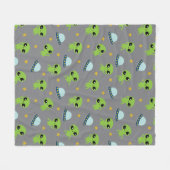 Außerirdischen Fleece Blanket (Vorderseite (Horizontal))