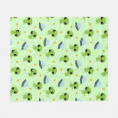 Außerirdischen Fleece Blanket (Vorderseite (Horizontal))