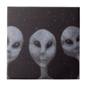 Außerirdischen Fliese (Vorderseite)