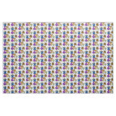 Außerirdischen für alberne Fun Cartoon Stoff (Yard (91,4 cm))