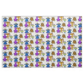 Außerirdischen für alberne Fun Cartoon Stoff (Fat Quarter (45,7 x 55,9 cm))