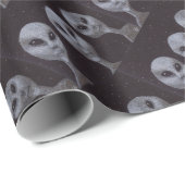 Außerirdischen Geschenkpapier (Rolleneckpunkt)