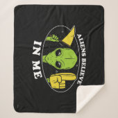 Außerirdischen glauben an mich sherpadecke (Vorderseite)