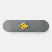 "Außerirdischen glauben an Pizza" Skateboard (Horizontal)
